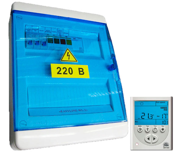 Шкаф управления вентиляционной установкой с водяным нагревателем EASYLINE WS-3-3/3.0