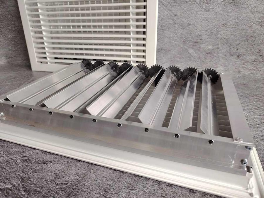 Нерегулируемая решетка с Y-образными жалюзи 0˚;15˚ - в одну сторону ННРБ-Y с БРВ