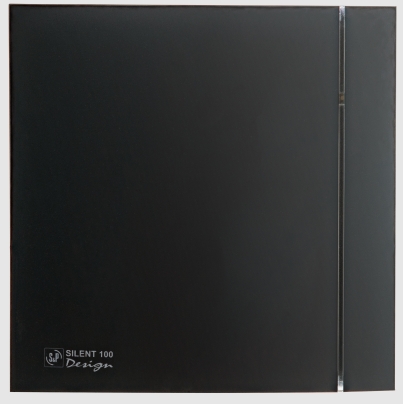 Накладной вентилятор Soler Palau SILENT-200 CZ MATT BLACK DESIGN 4C