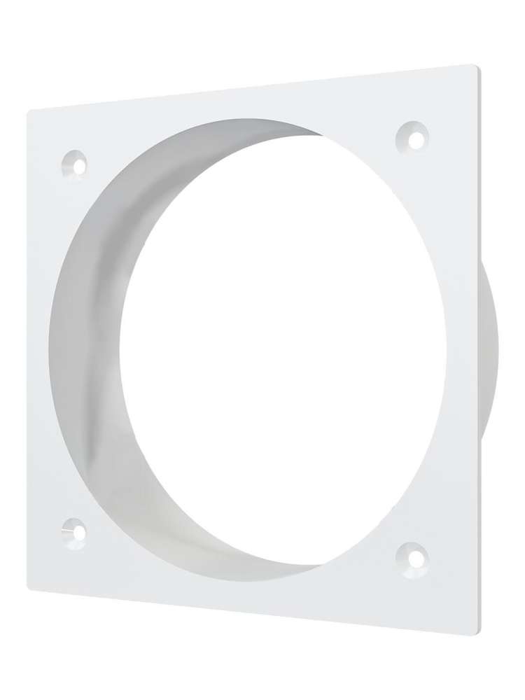 Фланец Ф D100 113х113 пластик ERA