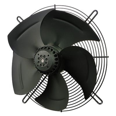 Вентилятор осевой YWF4E-500B-137/35-G нагнетающий на плоской сетке (6800 m³/h)